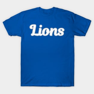 Lions Script T-Shirt